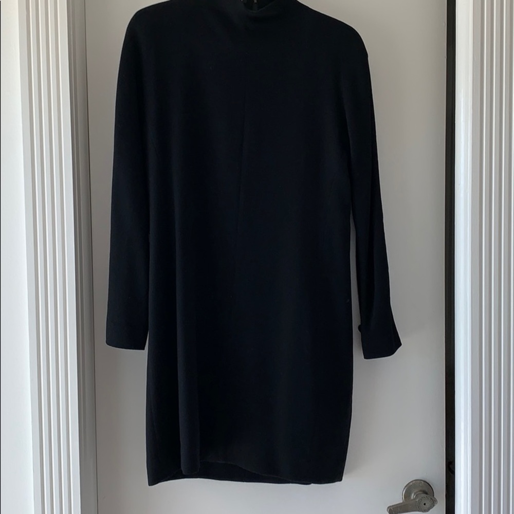 Searle designer black long sleeved dress